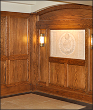 solid wood paneling